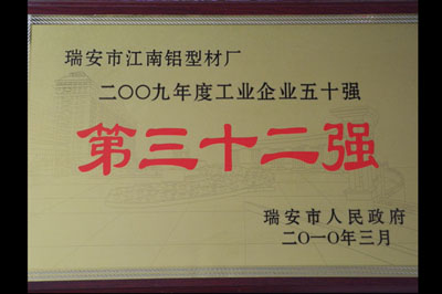 2009工業企業第三十二強